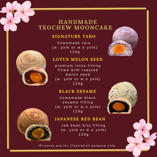 Wooden Box, Teochew Mooncake, 2 Piece